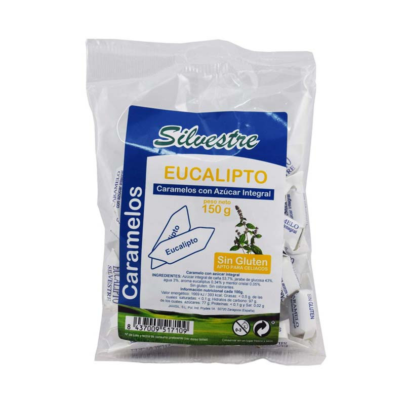 Silvestre Eukalyptusbonbons 150gr