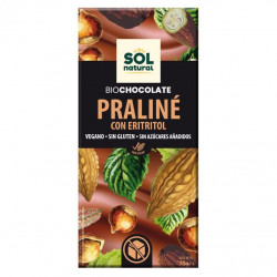 Sol Natural Praliné Chocolat à l’Erythritol 70g