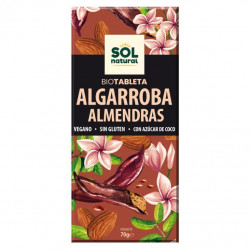 Sol Natural Chocolat Caroube et Amandes 70 g