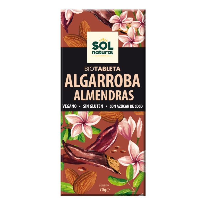 Sol Natural Alfarroba de Chocolate e Amêndoas 70 g