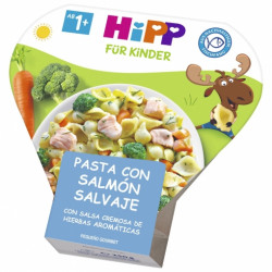 Hipp Massa Gourmet com Molho de Salmão e Ervas 250 g
