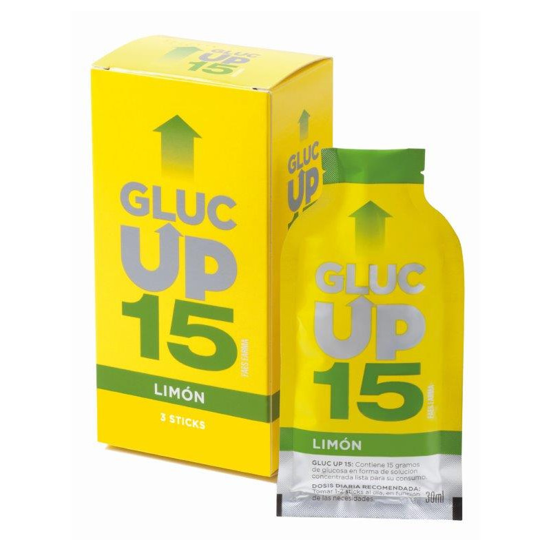 GLUC UP LIMON 15g*3 STICKS 30ml