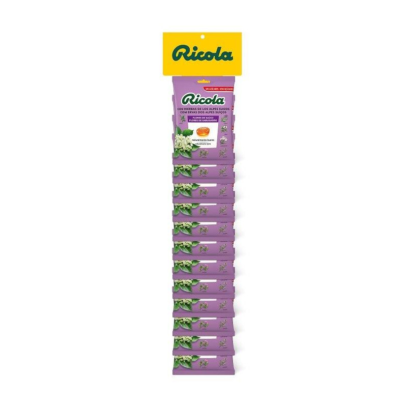 Ricola Sac de fleurs de sureau Strip 12 unités