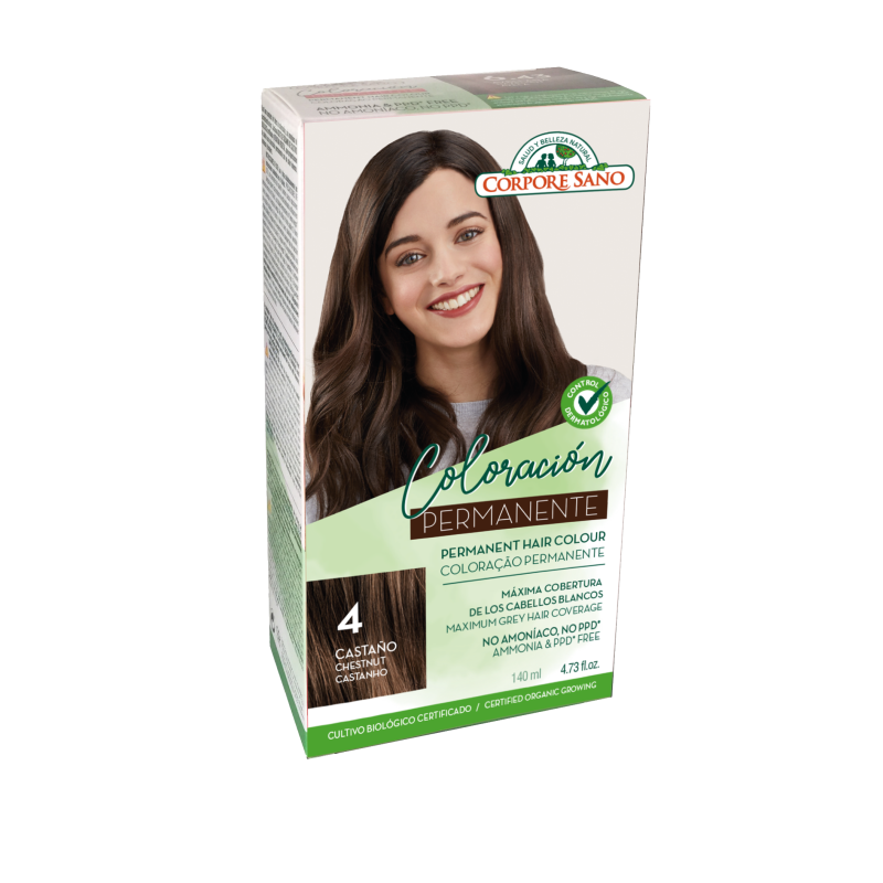 Corpore Sano Tinte Per. Castaño (4) 140 ml