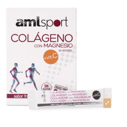 Lajusticia Colágeno Con Magnesio Y Vitamina C Sabor Fresa 20 Sticks