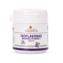 Lajusticia Isoflavonas com cápsulas de magnésio e vitamina E 30