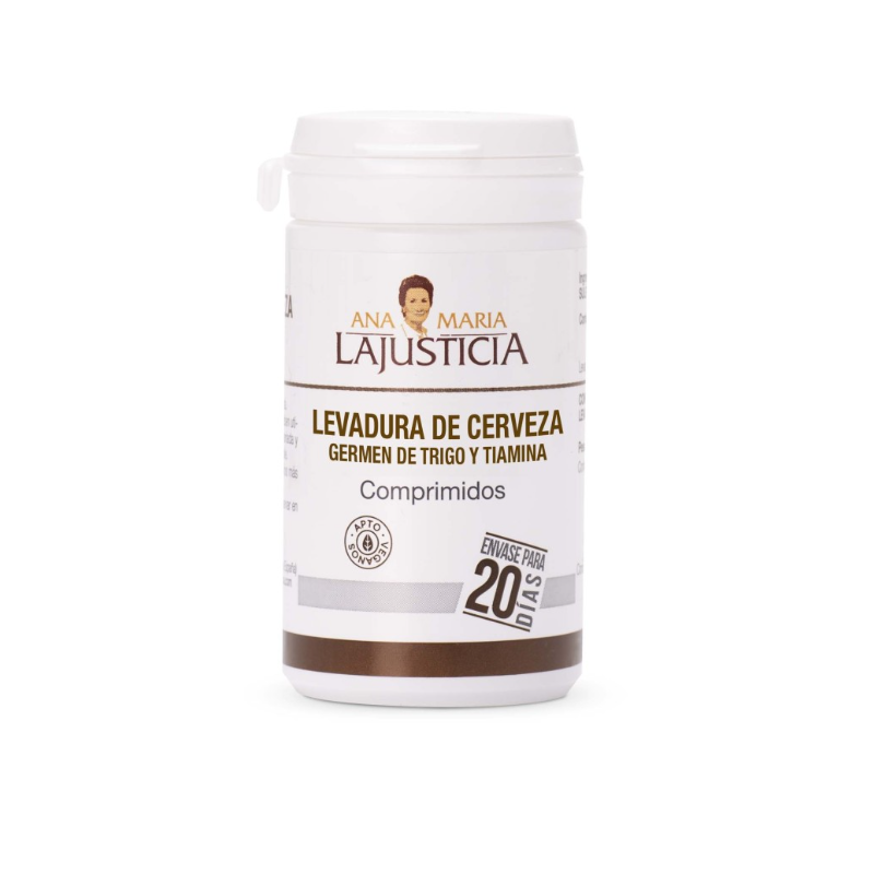 Levedura lajusticia brewer com germe de trigo 80 comprimidos