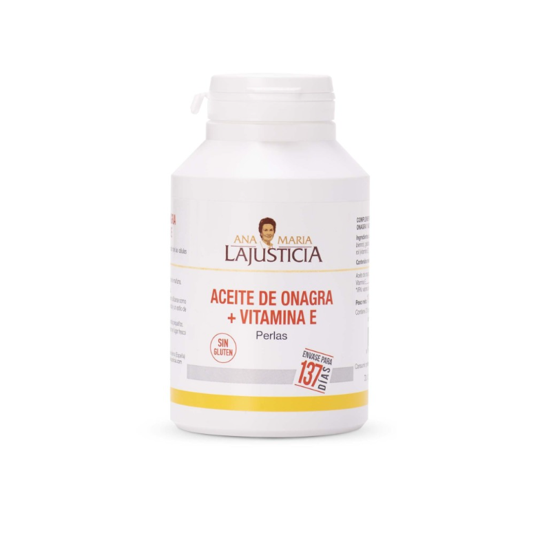 Lajusticia Huile d’Onagre et de Vitamine E 275 Gélules