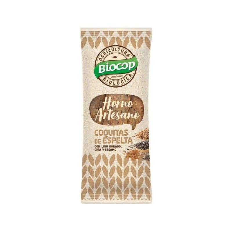 Biocop Coquitos Espelta de Trigo Linho-Chia Gergelim 75Gr