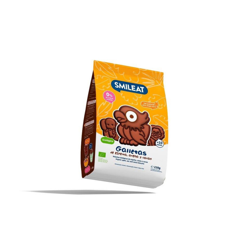 Smileat Biscuit au Cacao Bio 220 gr
