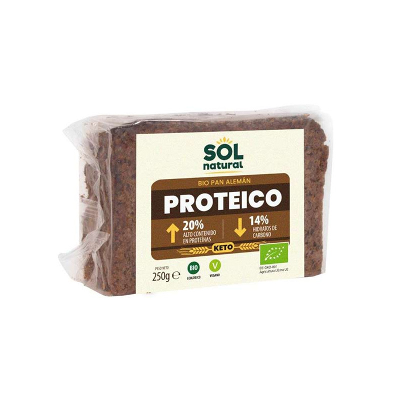 Keto German Protein Bread 250Gr Sol Natural