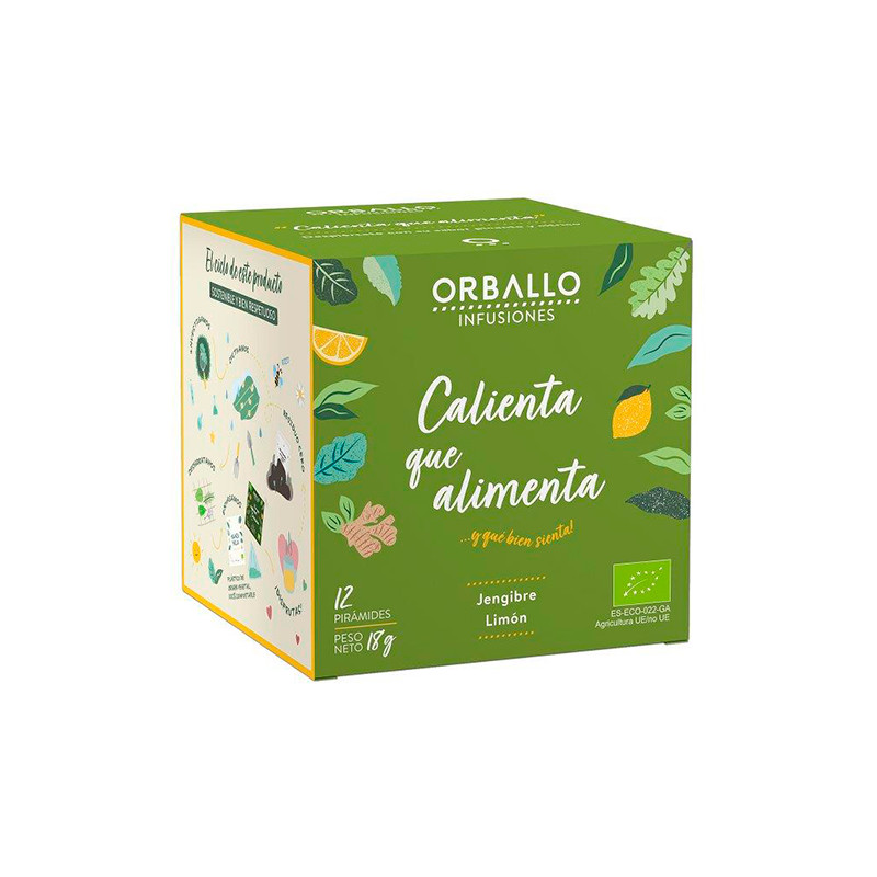 A infusão aquece que nutre Orballo