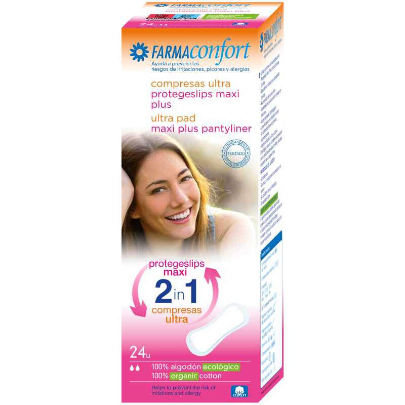 Farmaconfort Maxi Protège-slip 2-en-1 24 pcs
