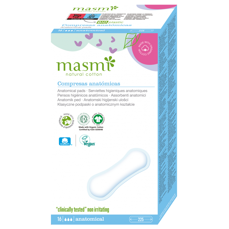 Masmi Compresses Anatomiques 16 pcs