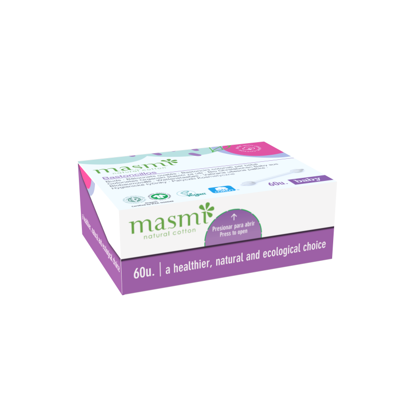 Masmi Cotonetes infantis 60 pcs