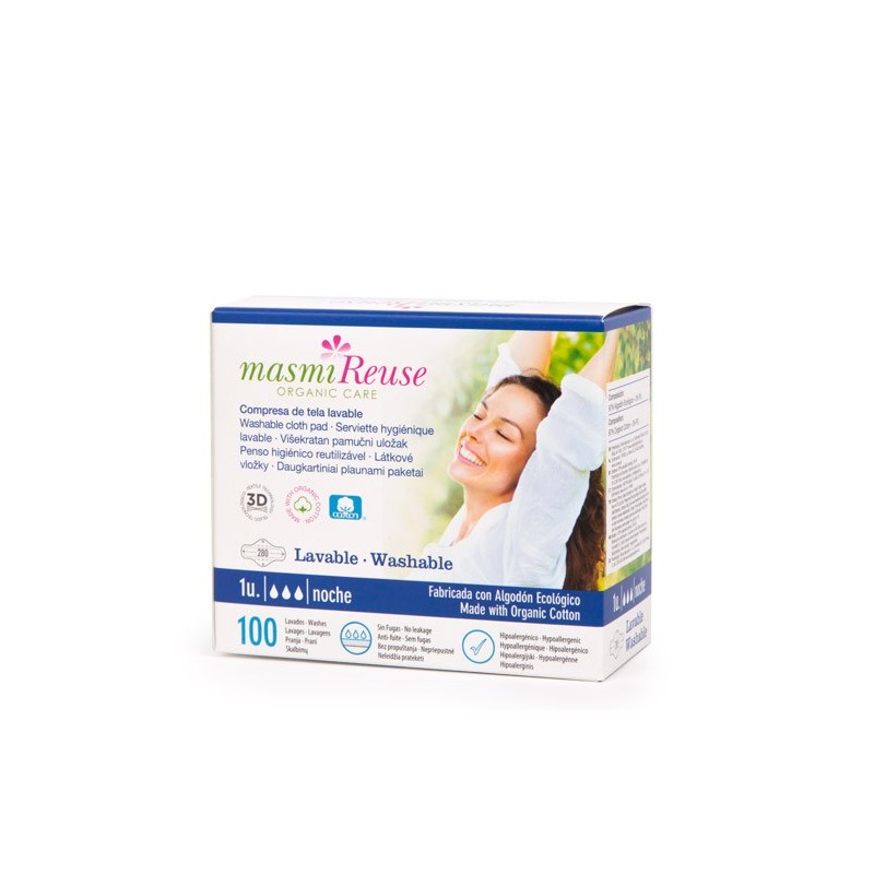 Waschbare Nachtkompresse Alas Masmi