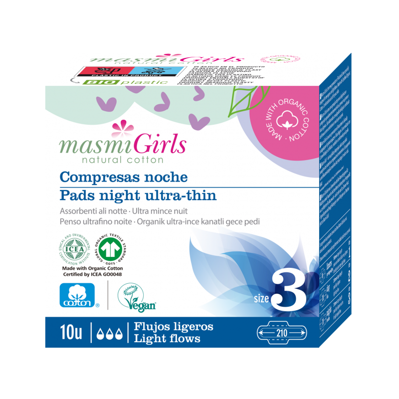 Masmi Filles Protège-slip ultra-fin taille 3