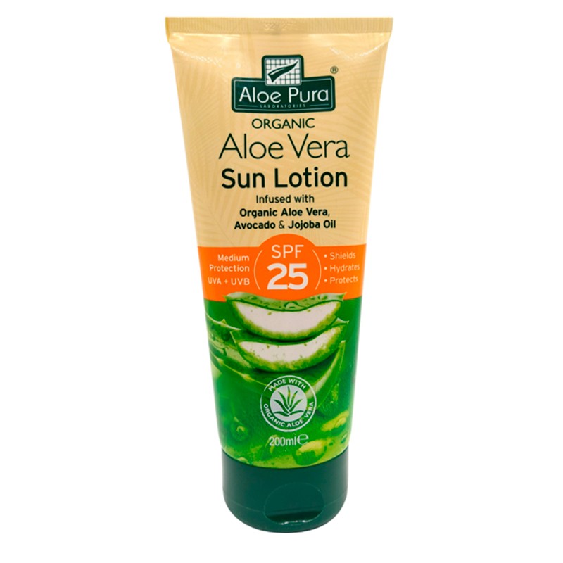 Sunscreen Factor 25 Pure Aloe 200 ml