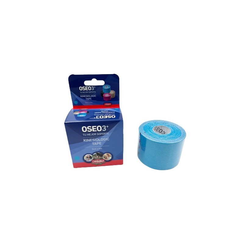 Kinesiologic Tape Blue 5*5 cm OSEO 3+