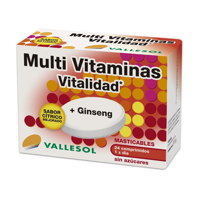 Vallesol Ginseng Vitality Multivitaminico 24 Compresse