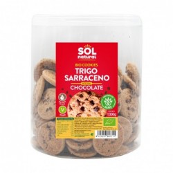 Pot de biscuits au chocolat au sarrasin Sol Natural 1300 gr