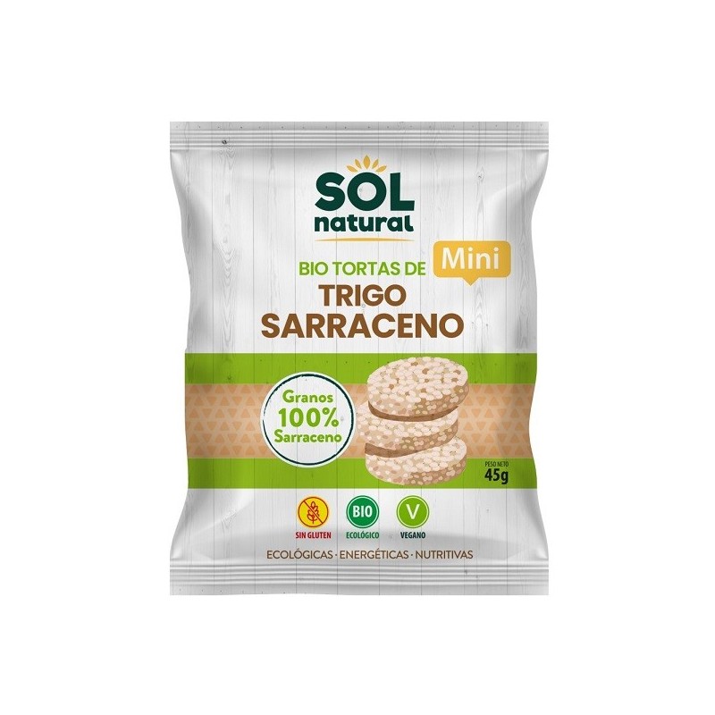Mini Buckwheat Cakes Sol Natural 45 gr