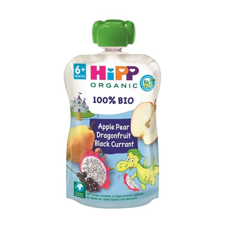 Dragon HippApple-Pear-Fruit Pouch