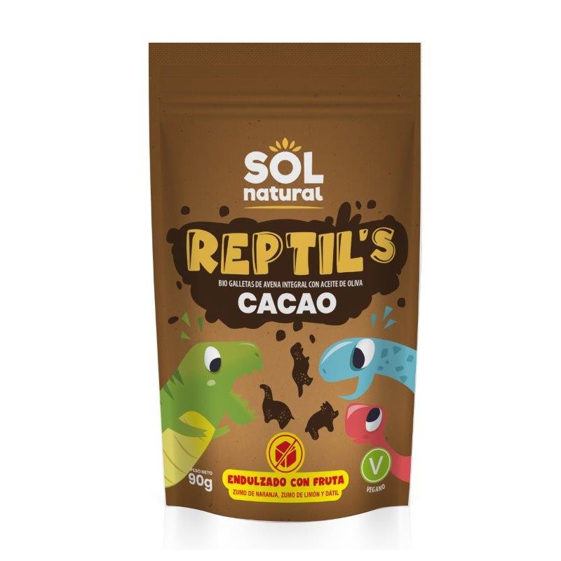 Dinos Cocoa and Fruit Cookie Sol Natural 90 gr