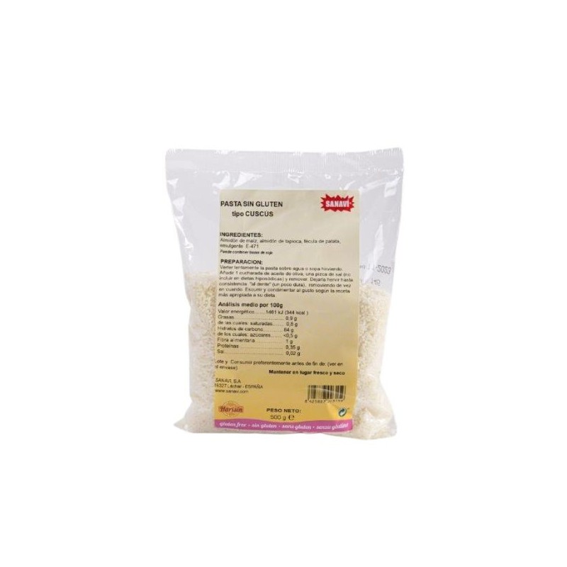 Sanaví Harisín Couscous Sans Gluten