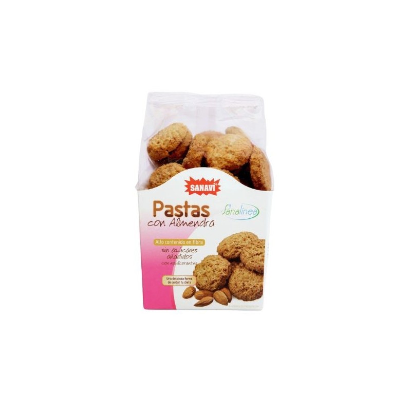 Sanaví Sanalínea Pastas de Amêndoa Sem Açúcar 250 gr