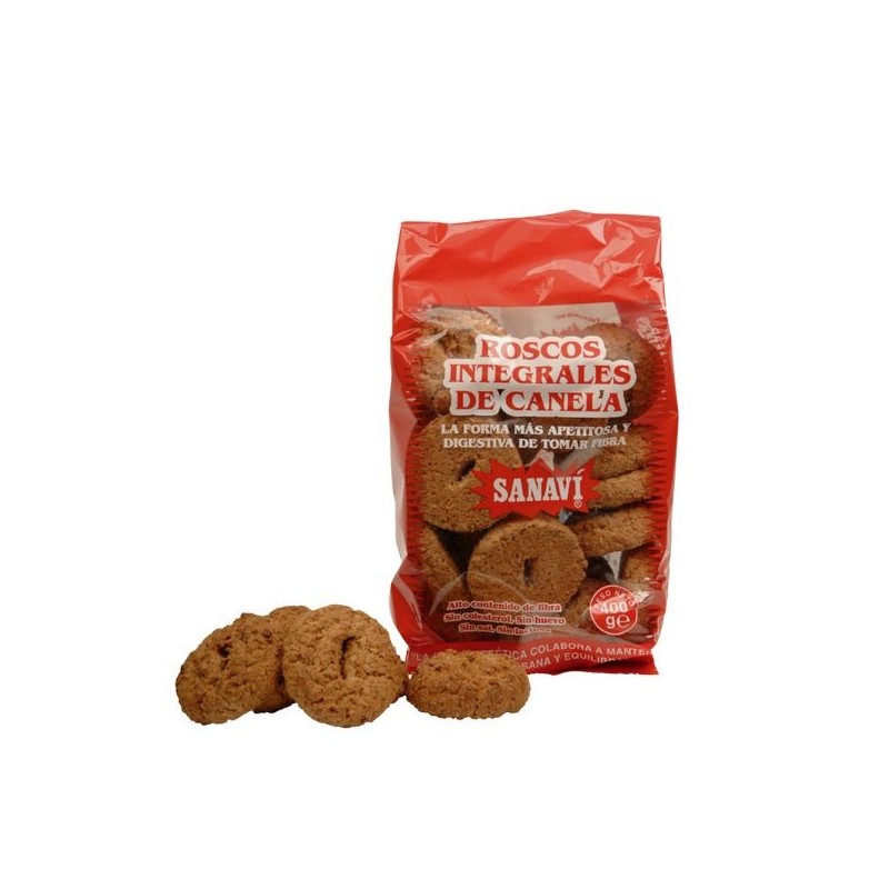 Sanaví Sanalínea Sugar-Free Cinnamon Whole Roscos 400 gr