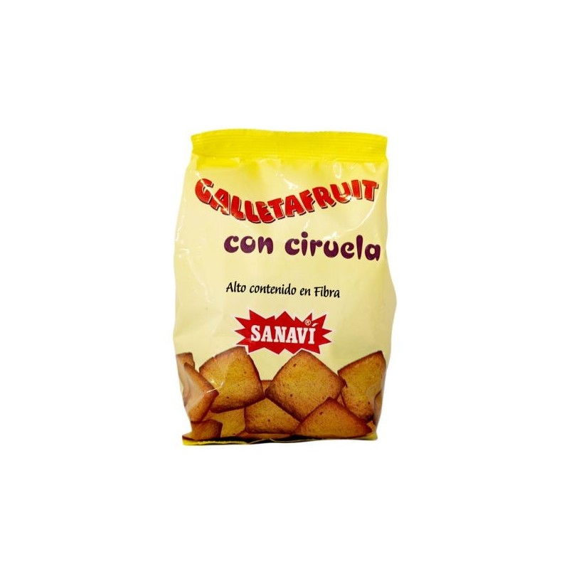 Sanaví Sanalínea Barres aux fruits Cookie aux prunes sans sucre 250 gr
