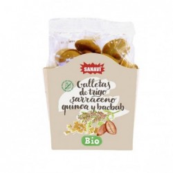 Sanaví Bio Galleta Sarraceno Quinoa y Baobab 200 gr