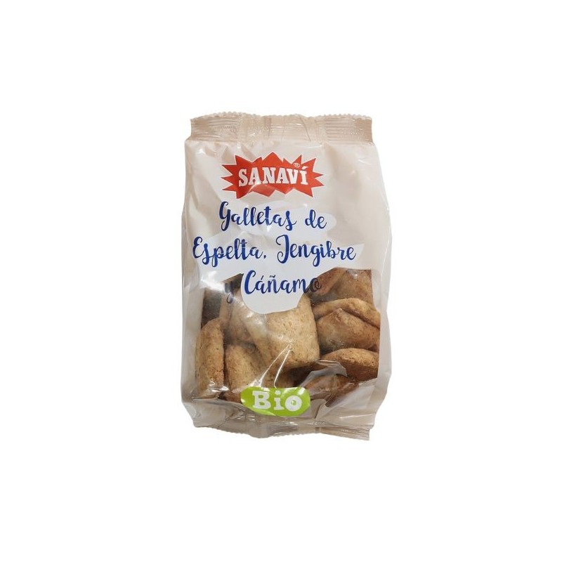 Sanaví Bio Galleta Espelta y Jengibre 200 gr