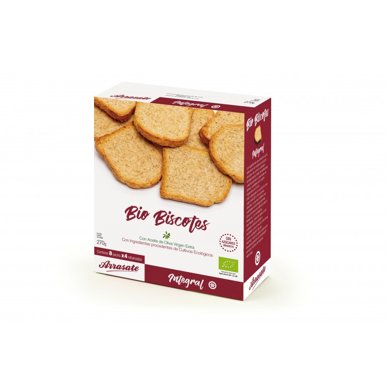 Arrasate Bio Whole Grain Biscuit 12 pcs