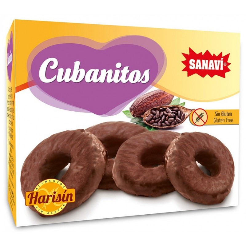 Rosquinhas Cobertas com Chocolate Harisin 150 Gr Sem Glúten