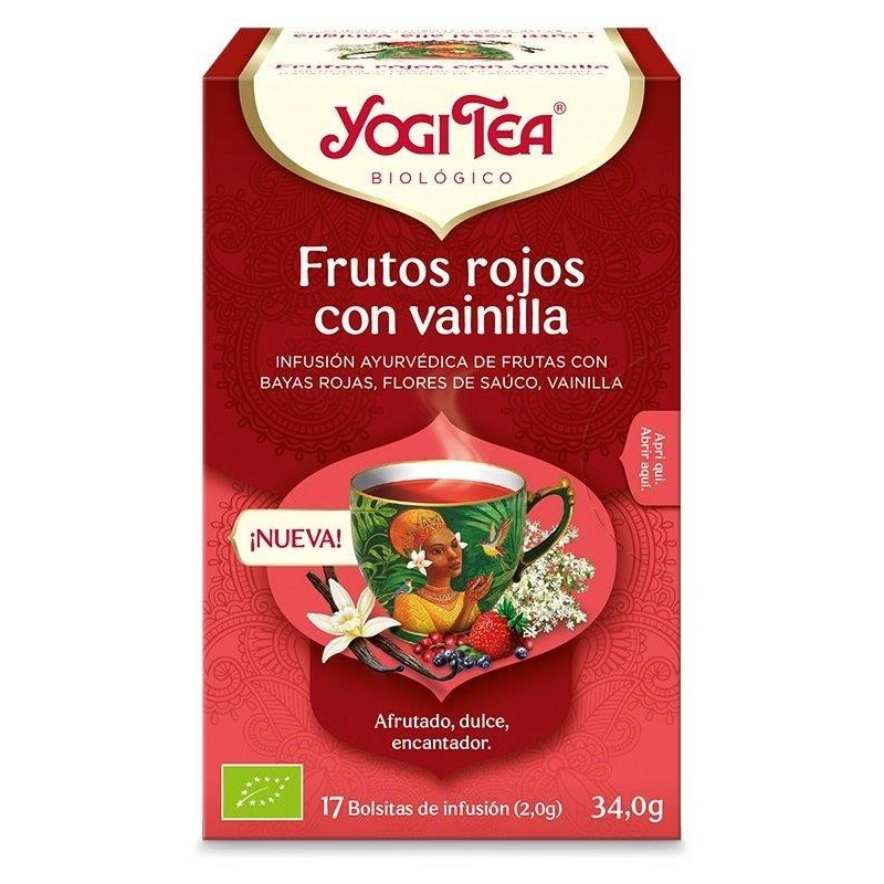 Yogi Frutti Rossi Vaniglia 17 bustine