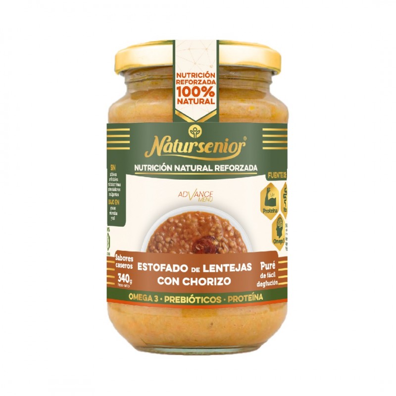 Purê de lentilha cozida Natursenior