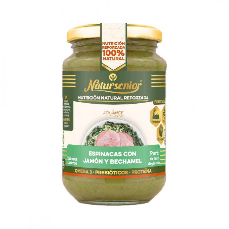 Spinach Puree with Ham and Béchamel Natursenior