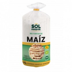 bolos de milho sem glúten Sol Natural 100g