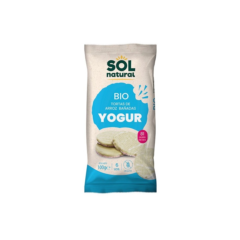 Sol Natural Tortas de Arroz y Yogur Natural 100g