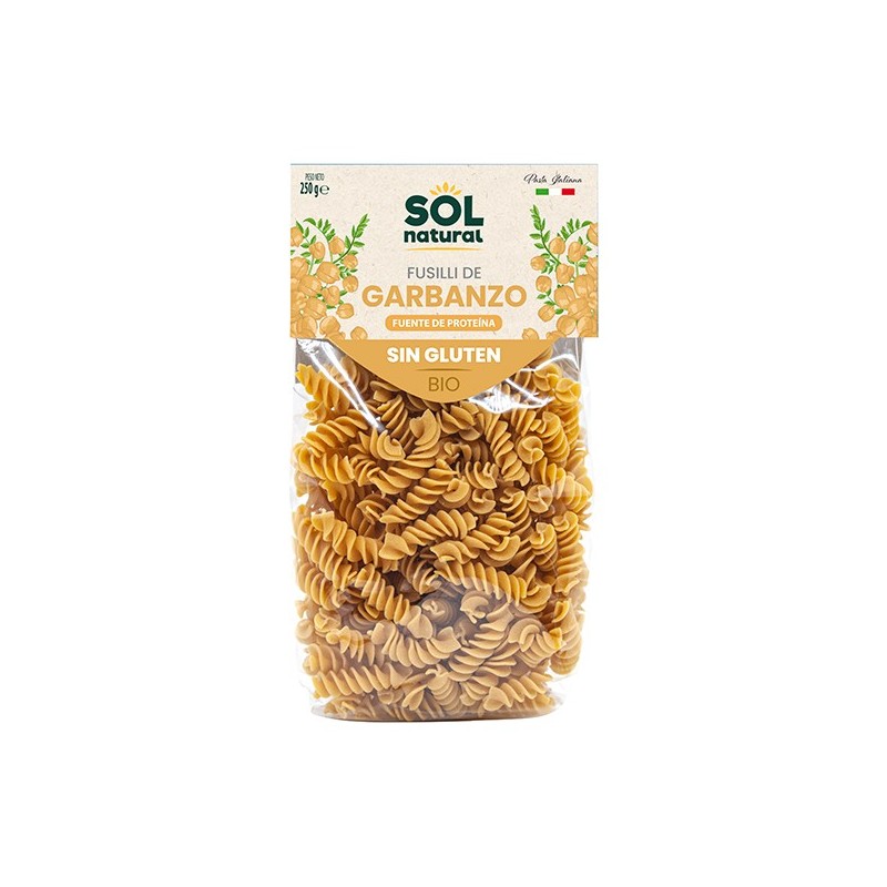 Sol Natural Fusilli di Ceci Biologici Senza Glutine 300g
