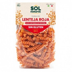 Sol Natural Fusilli de lentilles corail sans gluten bio 300g