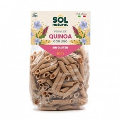 Sol Natural Penne de Quinoa con Lino Bio 250g