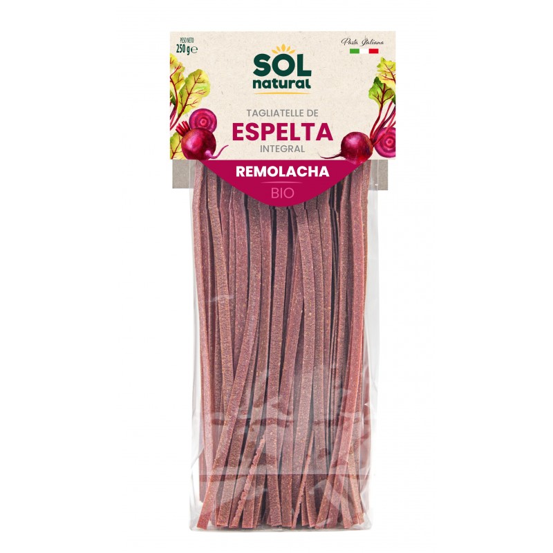 Tagliatelle Espelta Remolacha Sol Natural 250 gr