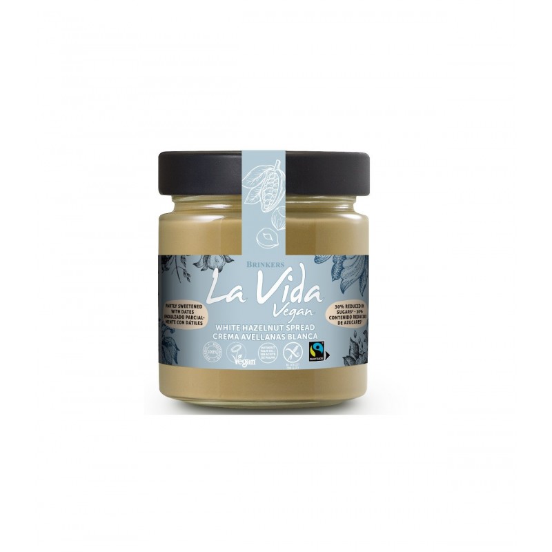 Weiße Haselnusscreme Ohne Zucker La Vida Vegana 270 g