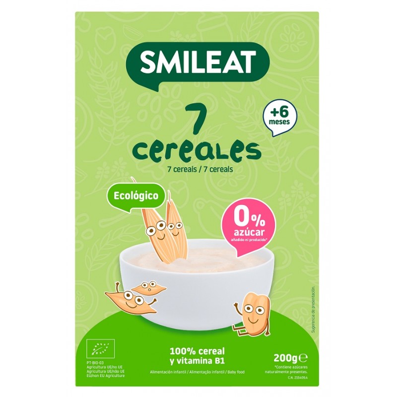 Smileat Porridge 7 Céréales 200 gr BIO