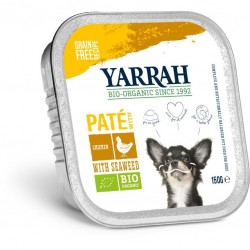 Yarrah Paté Bio con Pollo e Alghe per Cani 150 gr