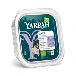 Yarrah Bio-Pastete mit Huhn und Pute für Hunde 150 gr