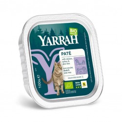 Yarrah Chicken Pâté with Turkey for Cats 100g